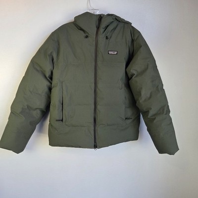 Patagonia Jackson Glacier Parka Mens Small 700 Down Fill Waterproof Green Jacket