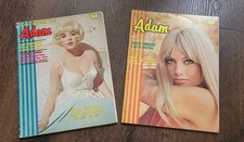 Lotto riviste uomo pinup vintage x2 riviste ADAM