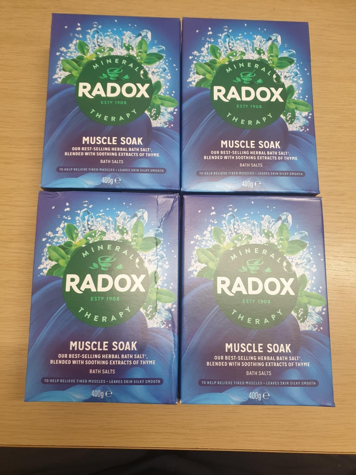 Radox Muscle Soak Bath Salts 400g x6 Relaxation Pain Relief - Image 16