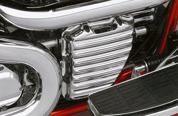 Cubierta de sincronización Roland Sands Design Nostalgia - Cromo motocicleta bicicleta de calle Foto 2 de 4