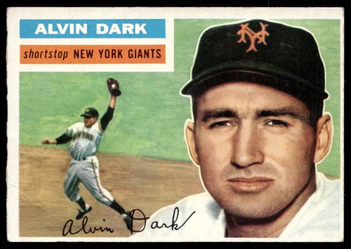 Alvin Dark [White Back] #148 1956 Topps card