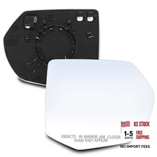 Passenger Right Side Mirror Glass - Compatible with Chevy, GMC, Passenger Side