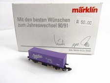 Sonderpreis! Märklin Sondermodell Jahreswechsel 1990/91 Containerwagen Milka OVP