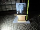 Vintage Handmade Wooden Mason Jar Candy Dispenser M&Ms, Gum Balls, nuts, office — photo 1