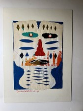 Boudewijn Wolthuis, olandese, maschera collage tecnica mista