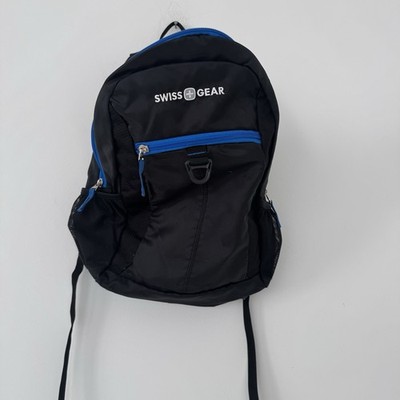 SwissGear Backpack Laptop Tablet Travel Bag Multiple Compartments Blue & Black