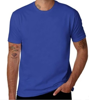 100% Cotton T-Shirt Unisex Men's Basic Plain Blank Crew Tee Tops Adult Shirts