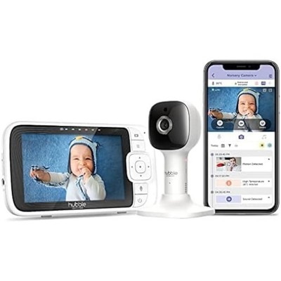 Hubble Babyphone Nursery Pal Cloud 5 Zoll (12,7 cm) Smart HD Connected Video