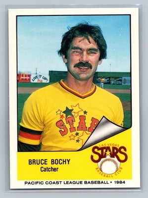 BRUCE BOCHY 1984 Cramer Sports Pacific Coast League #225 Las Vegas Stars Padres