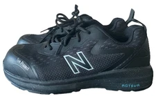 New Balance Logic Shoes Womens Sz 8.5 Black Composite Safety Toe Casual Lace Up