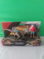 Jurassic World Rebirth Reuben Delgado & Parasaurolophos Figure Pack Dino Figures