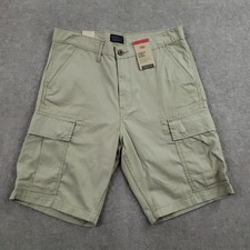 Levi's Carrier Cargo Shorts Mens 31 Beige Cargo Pockets 9 In Inseam Relaxed Fit