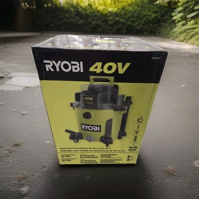 RYOBI 40V 10 Gal. Cordless Wet/Dry Vacuum (Tool Only), Brand New
