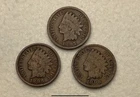 1896-1897-1898 Indian Head Pennys (Lot of 3) #2849 All Very-Good *FREE S/H*