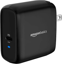 65W One-Port Gan USB-C Wall Charger with Power Delivery PD, Foldable Plug, for L