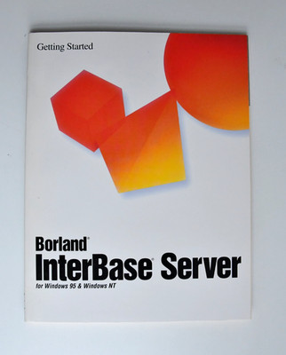 Borland Handbuch InterBase Server (Windows 95 & WIndows NT) englisch 120 S. 1995