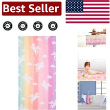 Oversized Unicorn Beach Towel 30" x 60"   Durable, Quick Dry  Fun for Girls