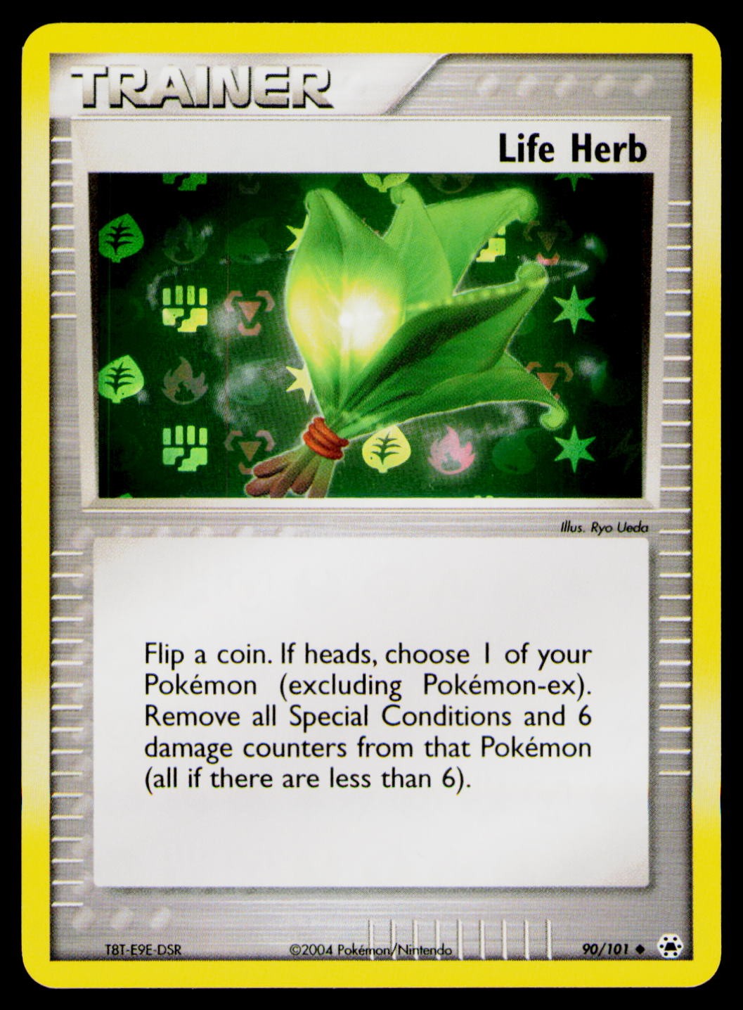 Life Herb Reverse Holo #90/101 Uncommon Pokemon Hidden Legends NM