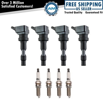 Ignition Coils Spark Plugs Kit Fits 2018 Hyundai Elantra
