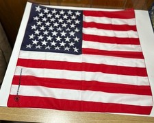 Have A Hank Stars  Stripes Square Scarf Patriotic American Flag USA 22x21  