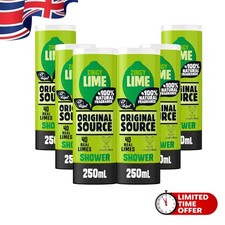 6-Pack Zingy Lime Shower Gel 250ml – Refreshing Friendly Experience 6.66 per litre