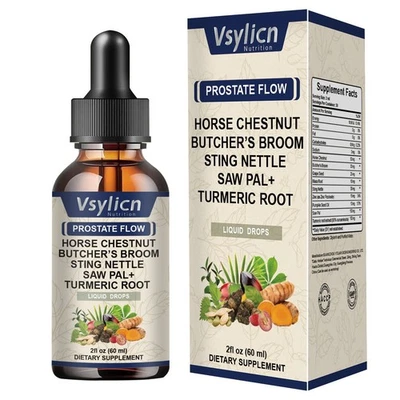 VSYLICN Prostate Supplement Drops 60ml | Advanced Prostate & Urinary Support Formula