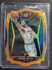 2020-21 Panini Select - GRANT RILLER Rookie Orange Prizm Die-Cut #'d/65 RC