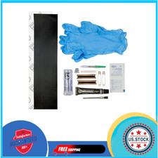 Aquaseal Fd Soft Top Repair Kit For Jeep And Convertible Cars Black 7 X 10