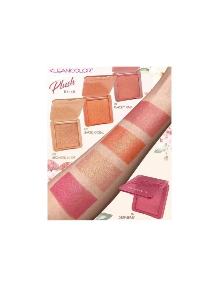 Blush Kleancolor Peluche Rubor Rosa Melocotón Paquete de 2 Foto 2 de 2