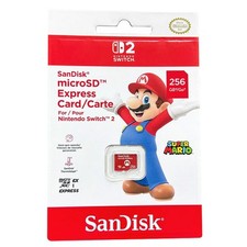SanDisk microSD Express Card 256GB for Nintendo Switch 2 SDSQXFN-256G-GR6ZN 
