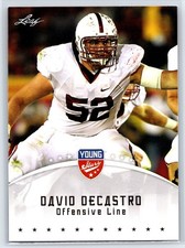 2012 Leaf Young Stars David DeCastro Rookie Stanford Cardinal RC #27