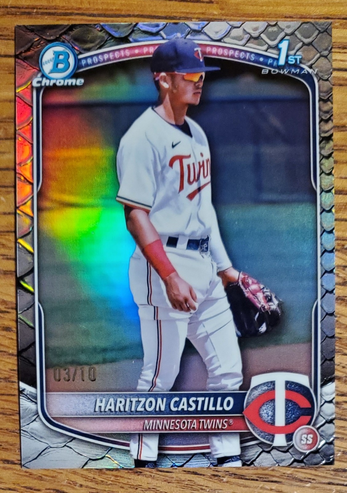 2025 Bowman Chrome - Reptilian Black Refractor #BCP-161 Haritzon Castillo /10