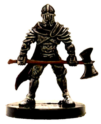 Axe Soldier  #4  War Drums D & D Mini