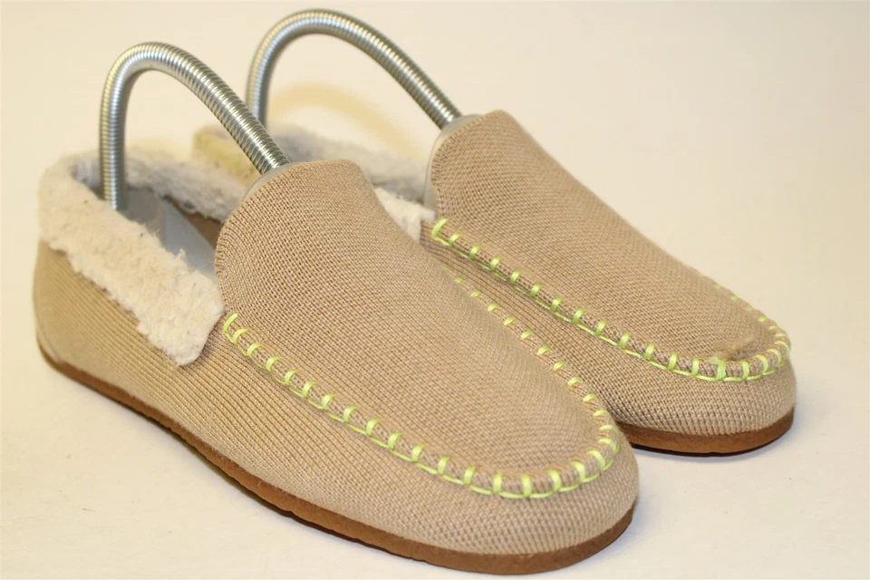 Zapatillas de casa Rothy's The Slipper color abedul tostado para mujer 7 beige tejido Foto 3 de 4