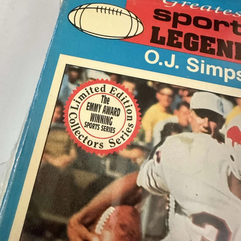 Rare Vintage O.J.Simpson VHS Video Football Card 1988 Sealed - Image 3 of 4