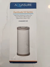 Aquasure Fortitude V2 Series Sediment/Carbon/Zinc Filter AF-SCZ-25HFS 