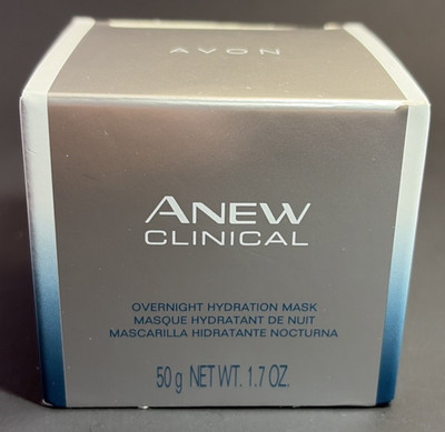 NEW Avon ANEW CLINICAL OVERNIGHT HYDRATION MASK 1.7 Oz New NOS Sealed