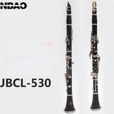 Clarinet JBCL-530 Bb Flat 17 Nickel Key Black Clarinet Comes with Case--