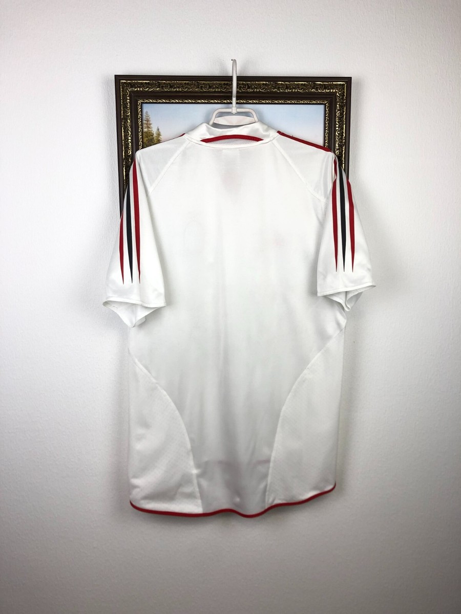2004-05 AC Milan ミラン　ポロシャツ adidas 希少 2004-05 AC Milan adidas CL 1/4 Zip Polo Shirt - 9/10 - (XXL)