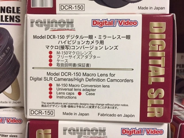 Raynox DCR-150 CLOSE UP MACRO LENS to DMC-FZ70 FZ72 FZ1000 FZ80 FZ82 52-55-67 mm - Image 2 of 4
