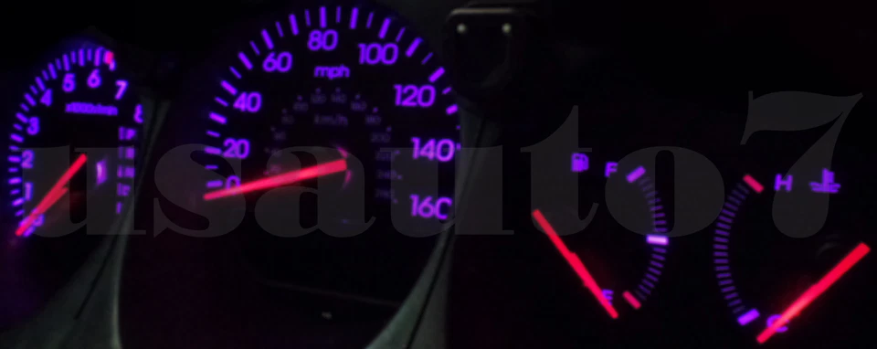 Dash Instrument Cluster Gauges PINK LED LIGHT BULBS KIT Fit 01-03 Acura CL NEW Foto 4 de 4