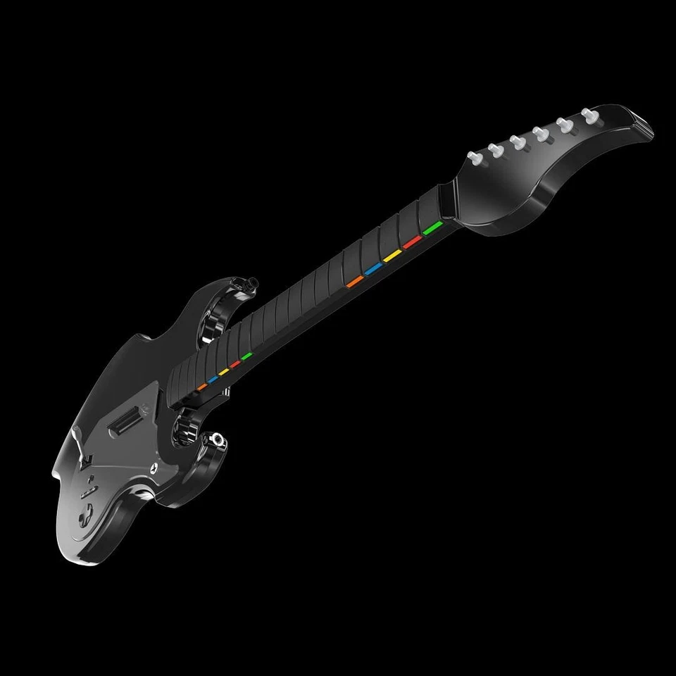 NEW Xbox One X/S Wireless Black RIFFMASTER GUITAR + ROCK BAND 4 GAME Bundle Set - Image 4 of 4