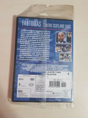 DVD Fantomas contro Scotland Yard (1966) con Louis De Funes NUOVO - Foto 2 di 2