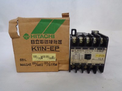 NEW HITACHI K11N-EP MAGNETIC CONTACTOR 100/110V COIL