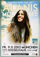 Alanis Morissette - Guardian Angel , MüNchen 2012 | Konzertplakat | Poster