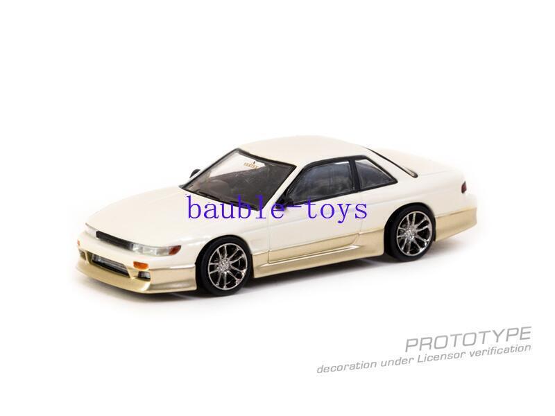 Tarmac Works 1:64 VERTEX Silvia S13 White / Gold Model Car | eBay