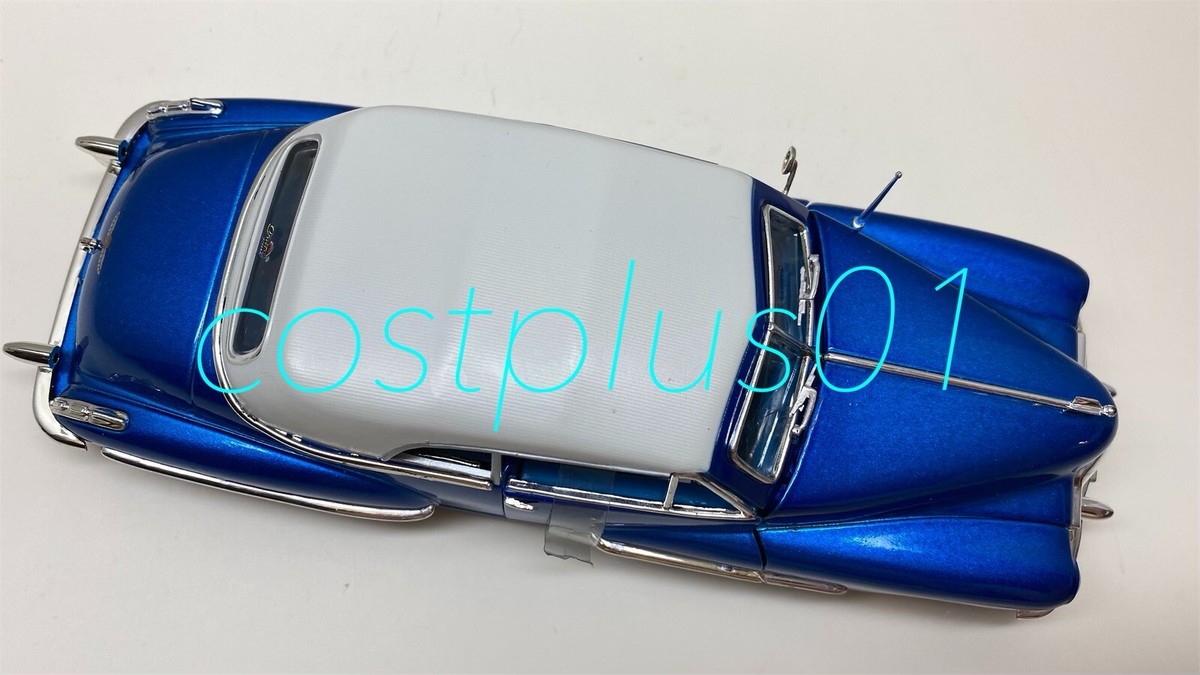 JADA STREET LOW 1947 CADILLAC SERIES 62 1:24 BLUE WITH WHITE TOP