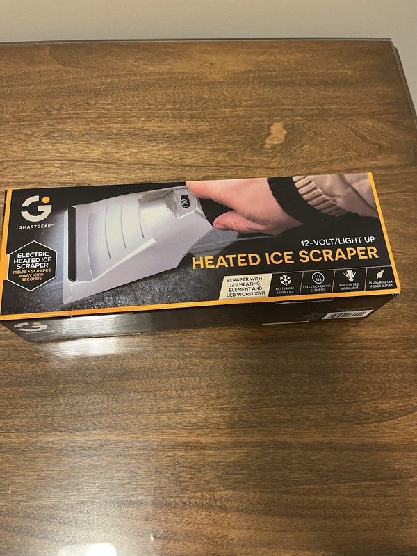 Smart Gear Electric 12 Volt Heated Ice Scraper New In Box