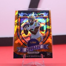 2021 Panini Prizm Draft Picks Orange Ice Crusade 180 Terrace Marshall Jr. RC