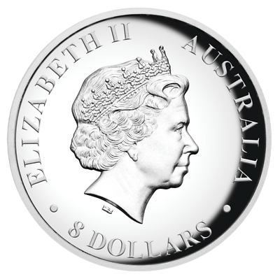 2018 Australian Koala 5 oz Silver High Relief $8 Coin 500 Mintage